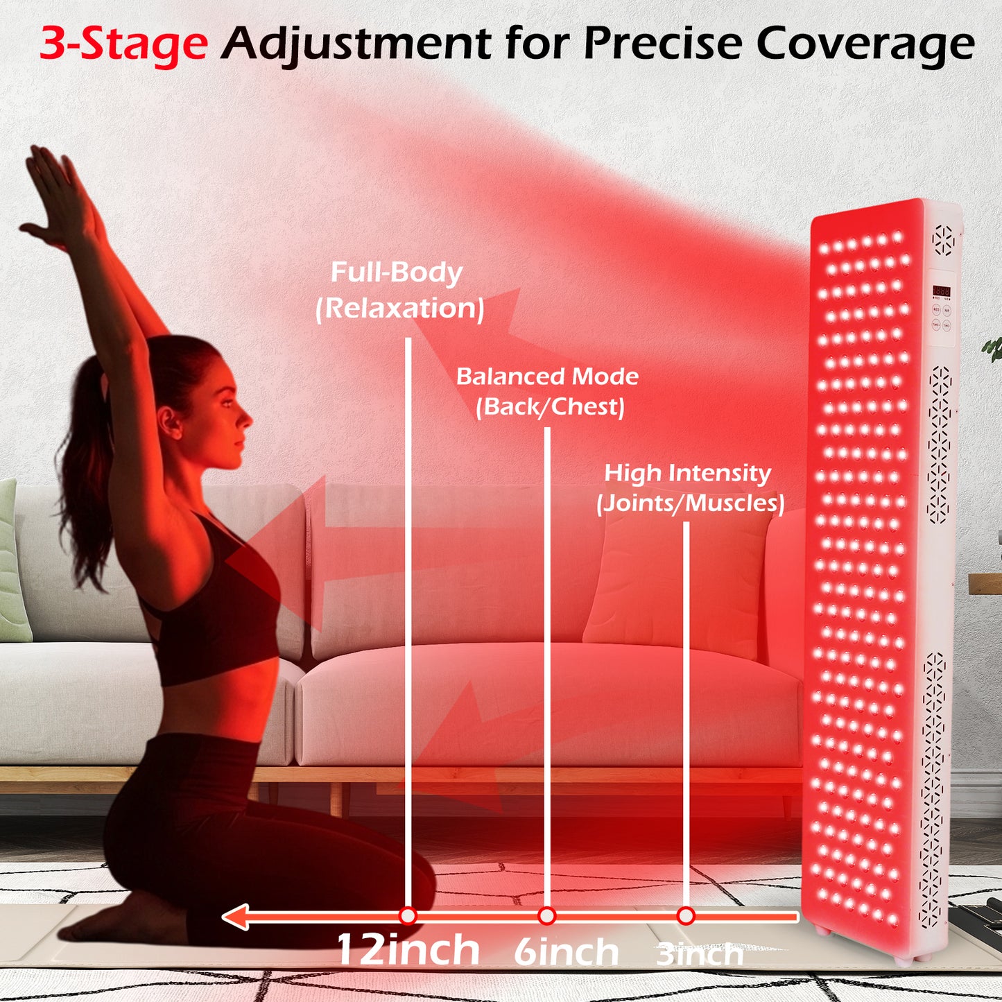 YODOLLA LED Red Light Therapy Device for Full Body