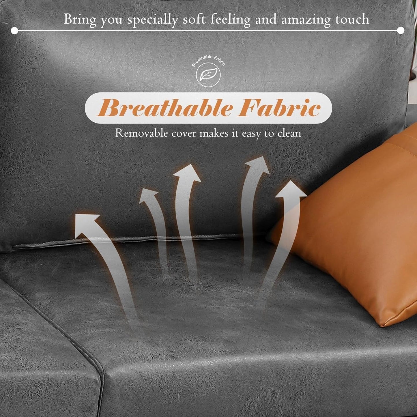YODOLLA 200cm Sofa Couch, Large 2-3 Seater Modern Sofa