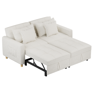 YODOLLA Sofa Bed Sleeper Pull Out Convertible, 2-Seater 3-in-1 Sofa Couch Beds