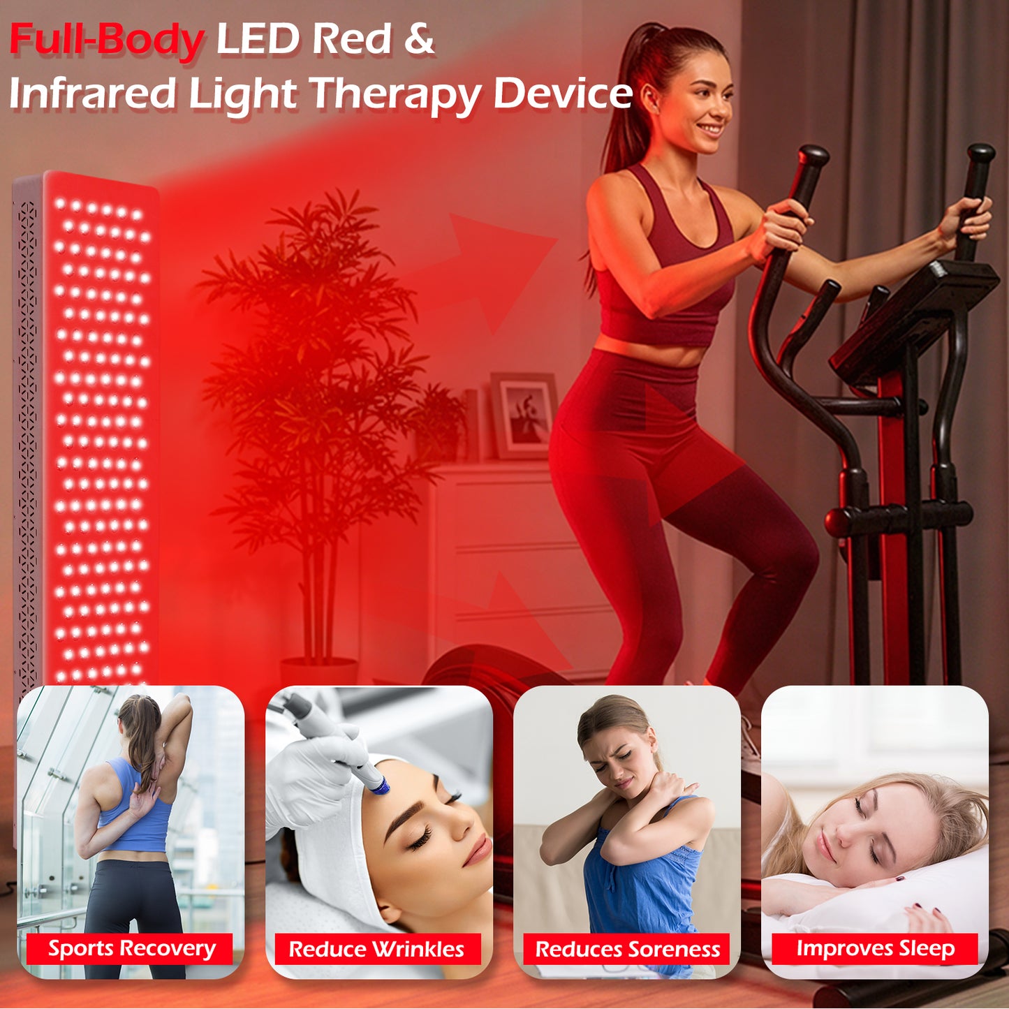 YODOLLA LED Red Light Therapy Device for Full Body