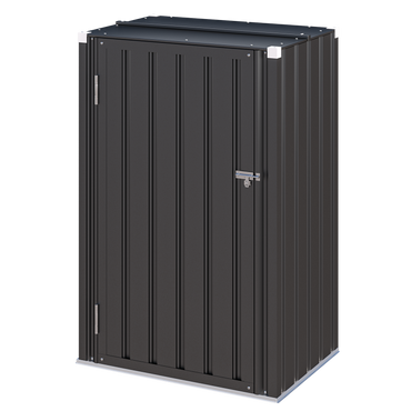 YODOLLA 144 x 76 x 55 cm Garden Cabinet with Adjustable Shelves & Double Doors