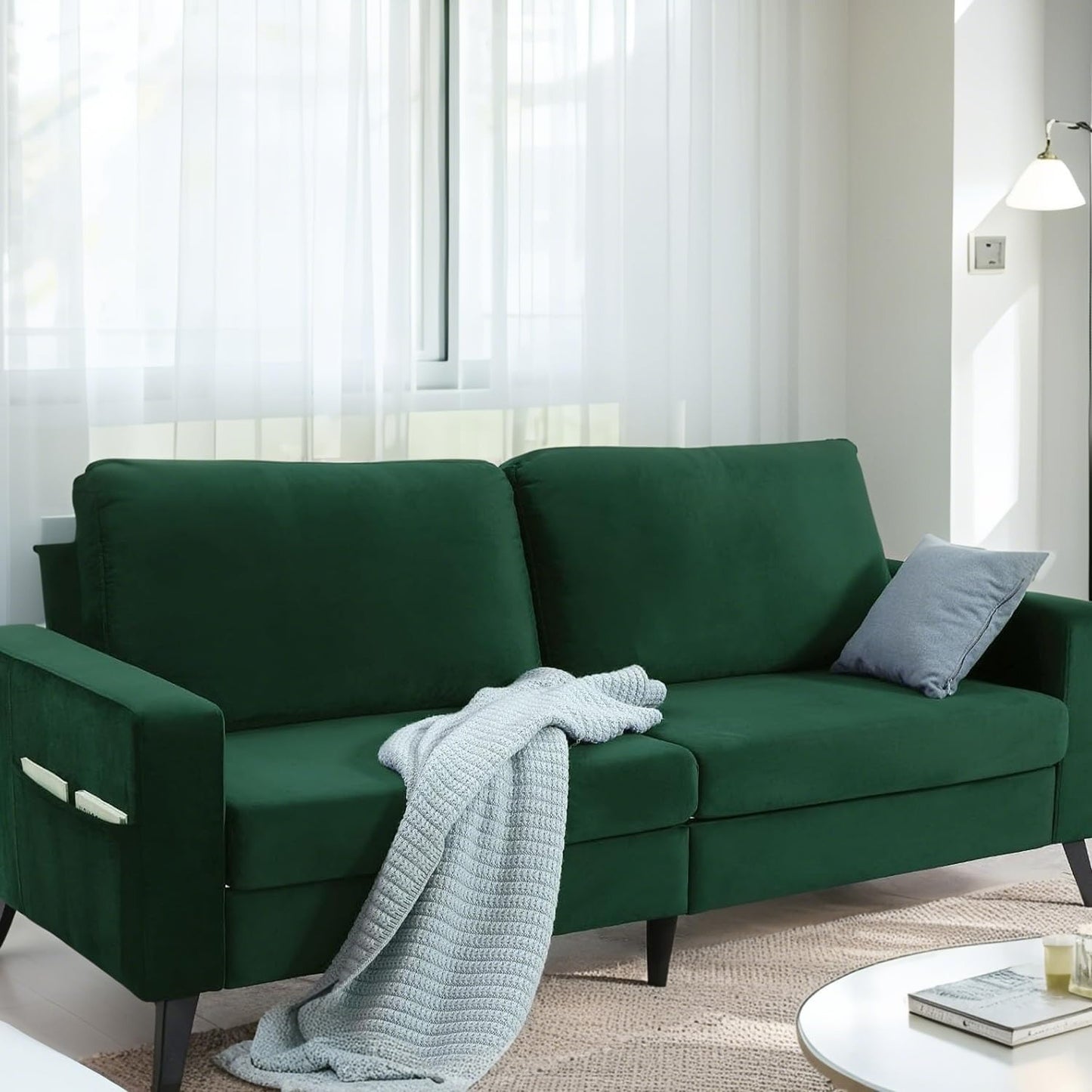 YODOLLA 200cm Sofa Couch, Large 2-3 Seater Modern Sofa