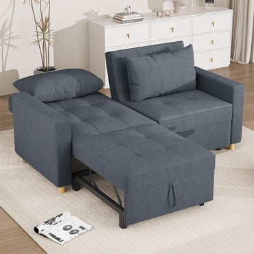 YODOLLA Sofa Bed Sleeper Pull Out Convertible, 2-Seater 3-in-1 Sofa Couch Beds