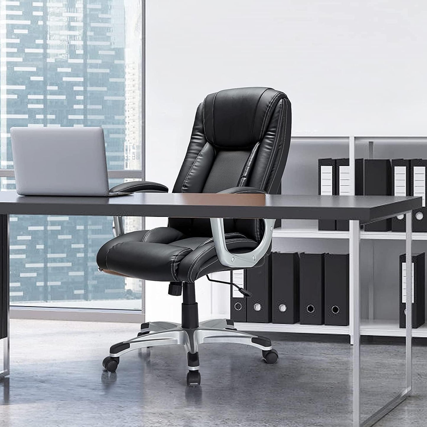YODOLLA Leather Office Chair Ergonomic with High Back