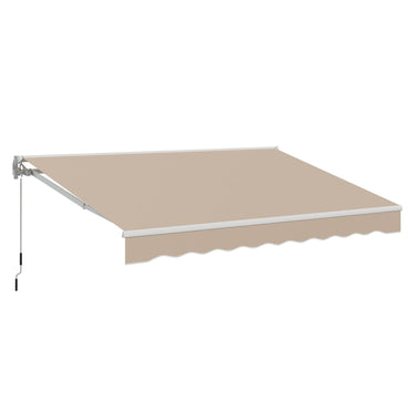 YODOLLA 250×198cm Manual Retractable Awning Sun Shade