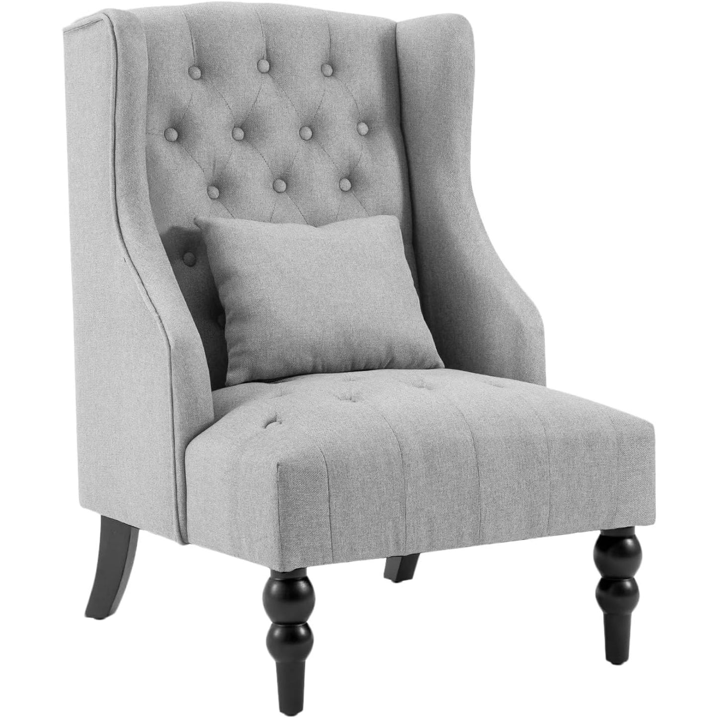 YODOLLA Wingback Armchair, Classic Accent Tub Club Chair