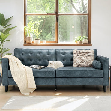 YODOLLA 3 Seater Sofa Large, 214cm Modern Sleeper Sofa Loveseat