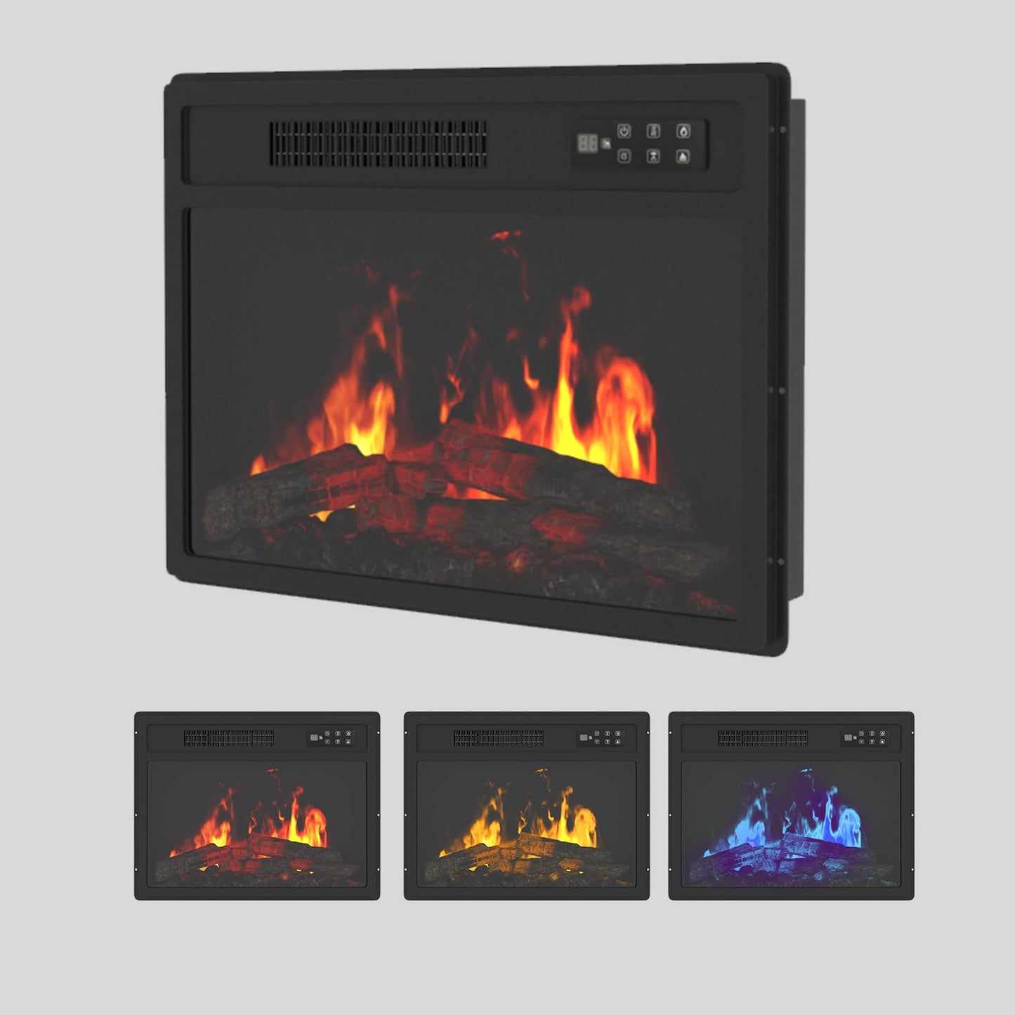 YODOLLA 58cm Electric Fireplace Insert
