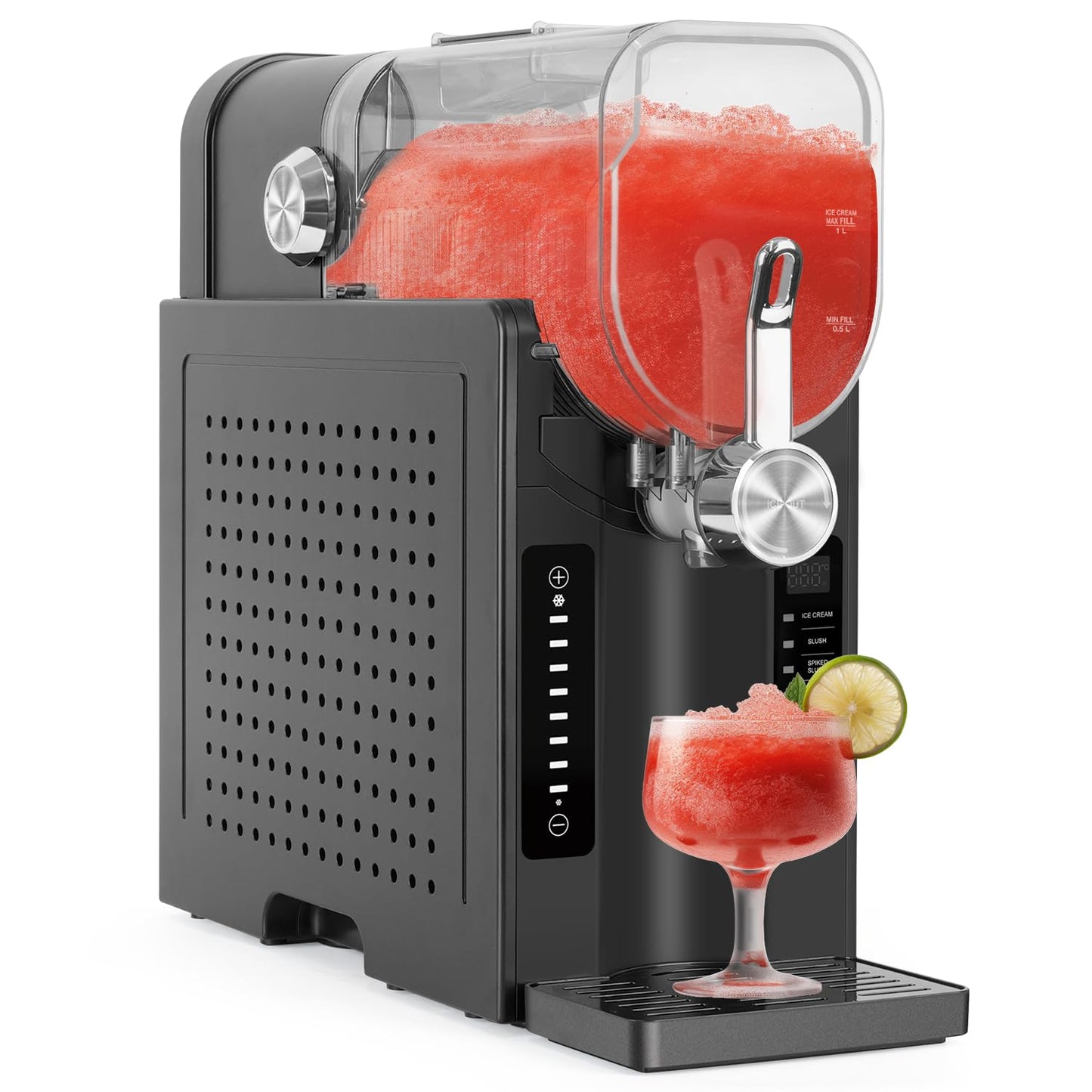 YODOLLA 2.6L Slush Machine Frozen Drink Maker for Slushies, Cocktails & Milkshakes