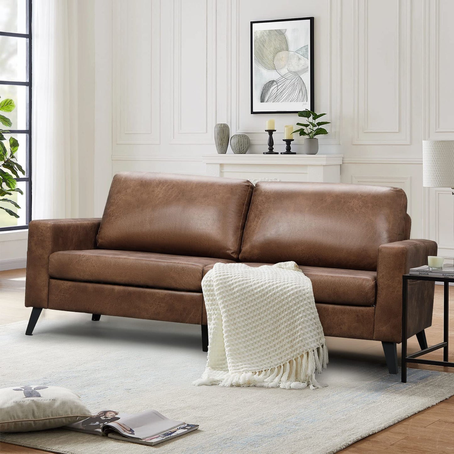 YODOLLA 200cm Sofa Couch, Large 2-3 Seater Modern Sofa