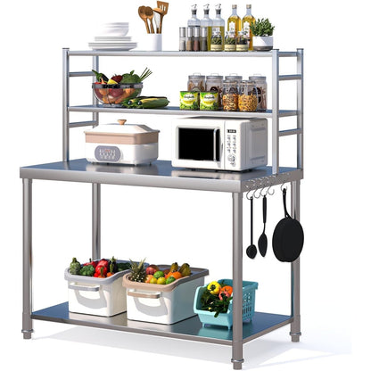 YODOLLA  Stainless Steel Kitchen Work Table