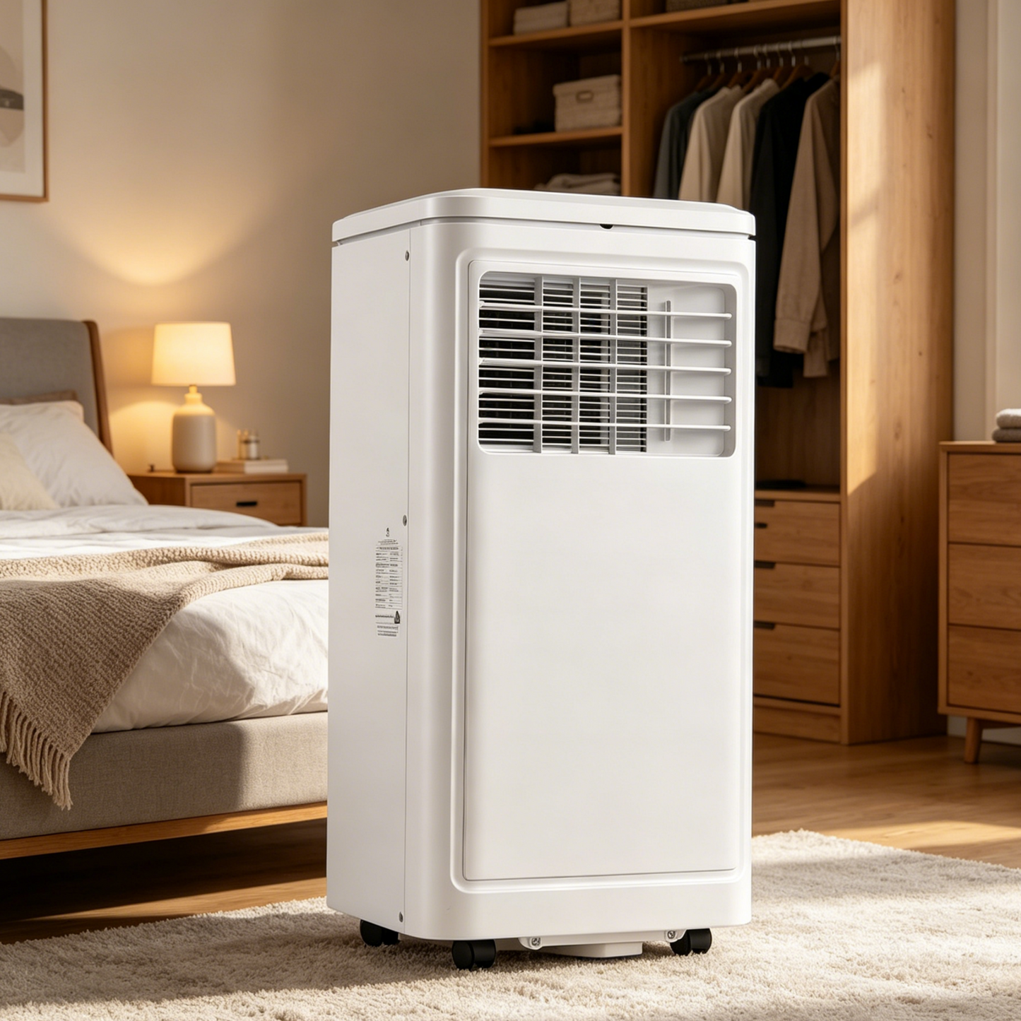 YODOLLA 9000 BTU Portable Air Conditioner, 4-in-1 Mobile Air Conditioning Unit