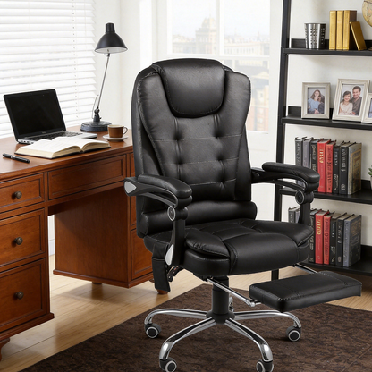 YODOLLA Office Chair with Footrest Desk Chairs For Home With Back Support