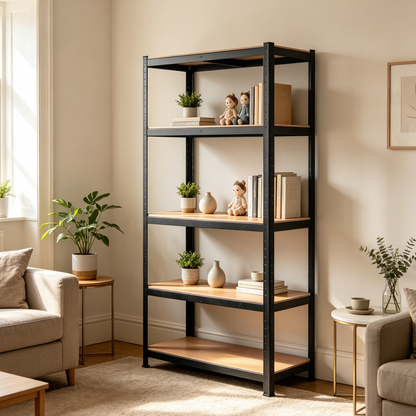 YODOLLA 5 Tier Heavy Duty Garage Shelving Unit 170cm Steel Storage Rack