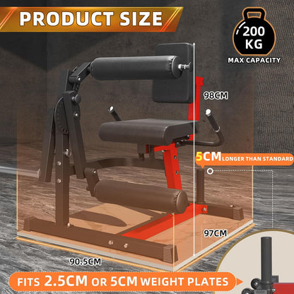 YODOLLA Leg Extension and Curl Lower Body Workout Machine