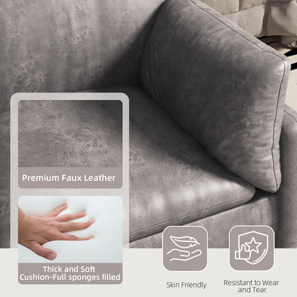 YODOLLA 172cm Sofa Couch, 2-3 Seater Modern Couch with Thicken Cushions