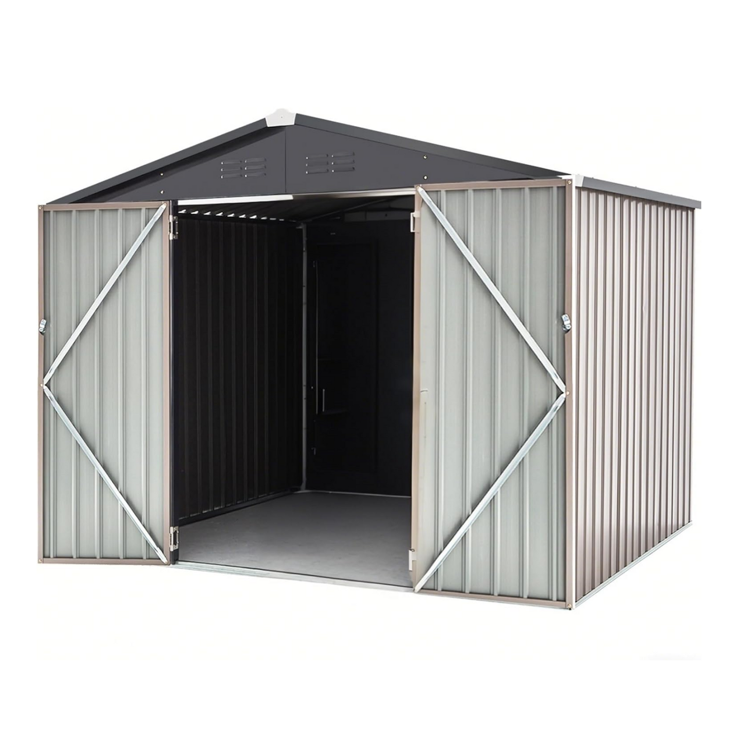 YODOLLA 6x8ft Outdoor Storage Shed