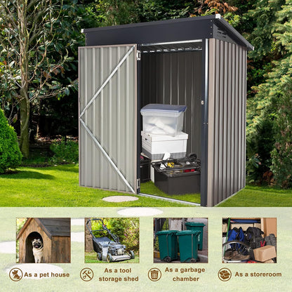 YODOLLA Metal Shed,Garden Sheds and Outdoor Storage