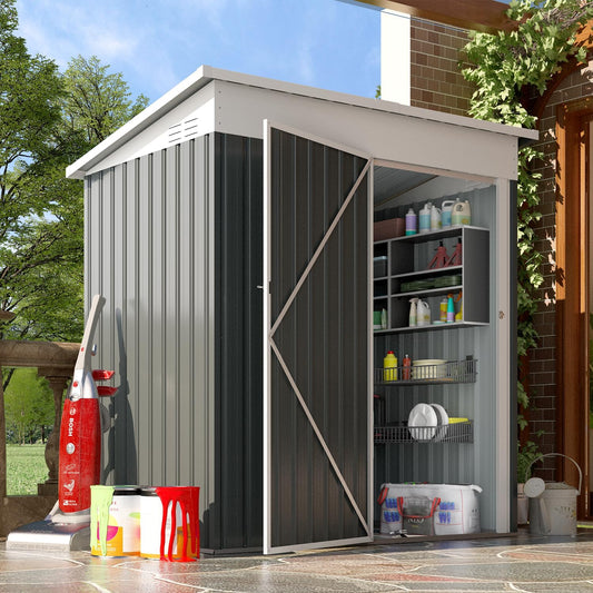 YODOLLA Metal Shed,Garden Sheds and Outdoor Storage