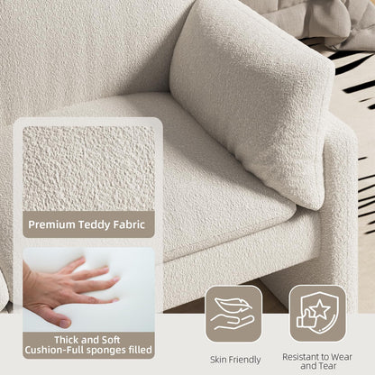 YODOLLA 172cm Sofa Couch, 2-3 Seater Modern Couch with Thicken Cushions