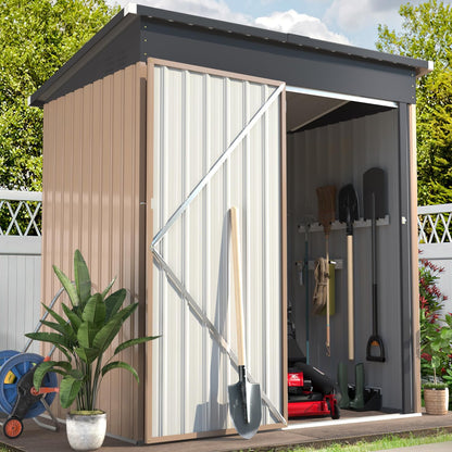 YODOLLA Metal Shed,Garden Sheds and Outdoor Storage