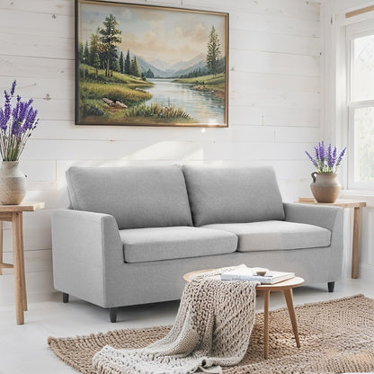 YODOLLA 2 Seater Sofa with Removable Sofa Covers, Morden Love Seat Comfy Couch