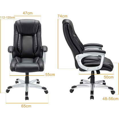 YODOLLA Leather Office Chair Ergonomic with High Back