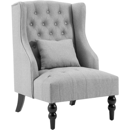 YODOLLA Wingback Armchair, Classic Accent Tub Club Chair