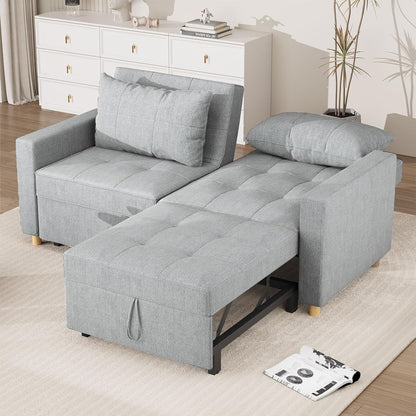 YODOLLA Sofa Bed Sleeper Pull Out Convertible, 2-Seater 3-in-1 Sofa Couch Beds