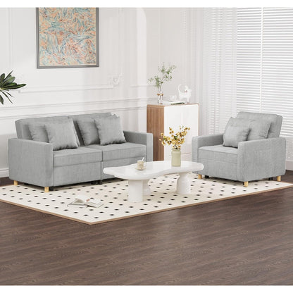 YODOLLA Sofa Bed Sleeper Pull Out Convertible, 2-Seater 3-in-1 Sofa Couch Beds