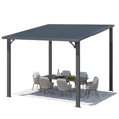 YODOLLA 3x3m Aluminium Lean-to Gazebo
