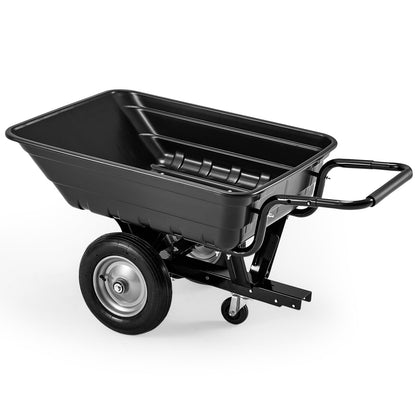YODOLLA 2-in-1 Garden Trolley Cart, Wheelbarrow Cart 226kg Capacity