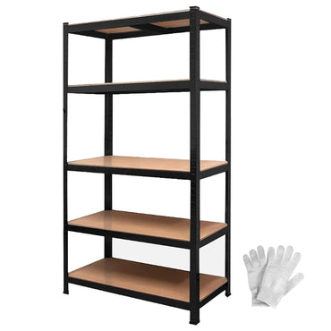 YODOLLA 5 Tier Heavy Duty Garage Shelving Unit 170cm Steel Storage Rack