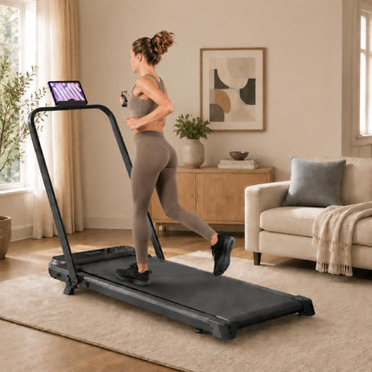 YODOLLA Walking Pad Foldable Treadmill with 8% Incline for Home & Office