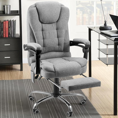 YODOLLA Office Chair with Footrest & Massage Function, Desk Chairs