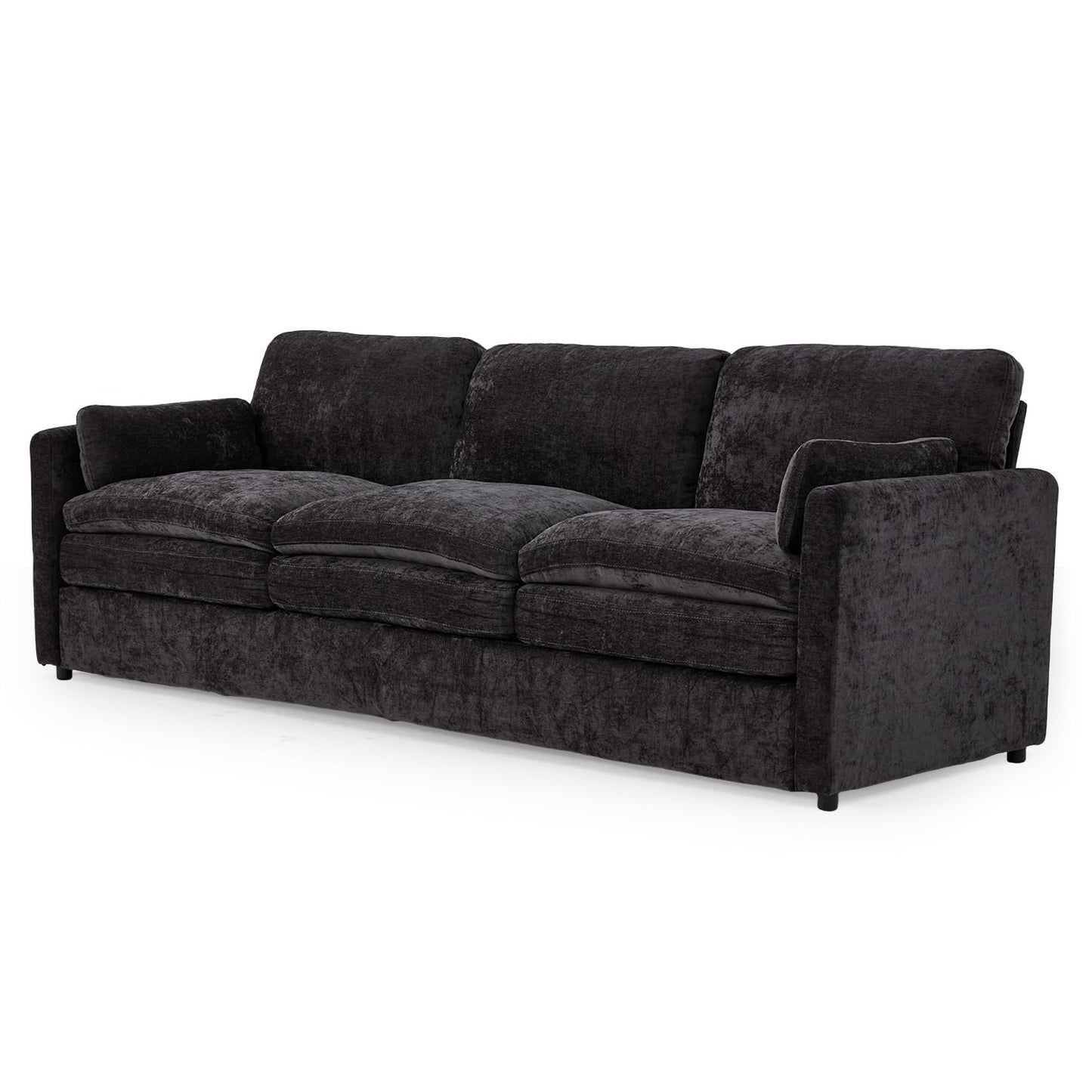 YODOLLA 3 Seater Sofas 226cm Settee Sofa couches with Double Thick Seat Cushion