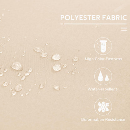 YODOLLA 3 Seater Garden Swing Seat Bed, Beige