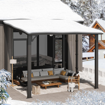 YODOLLA 2.4x3m Aluminium Lean-to Gazebo