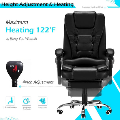 YODOLLA Office Chair with Footrest Desk Chairs For Home With Back Support