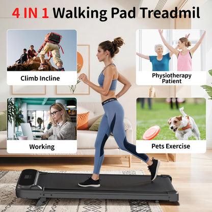 YODOLLA Under Desk Treadmill,Portable Flat Walking Pad
