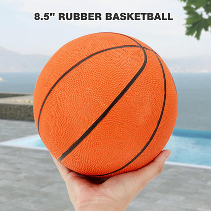 YODOLLA Portable Basketball Hoop Poolside Basketball Hoop 81cm x 58cm, 0.95m-1.25m